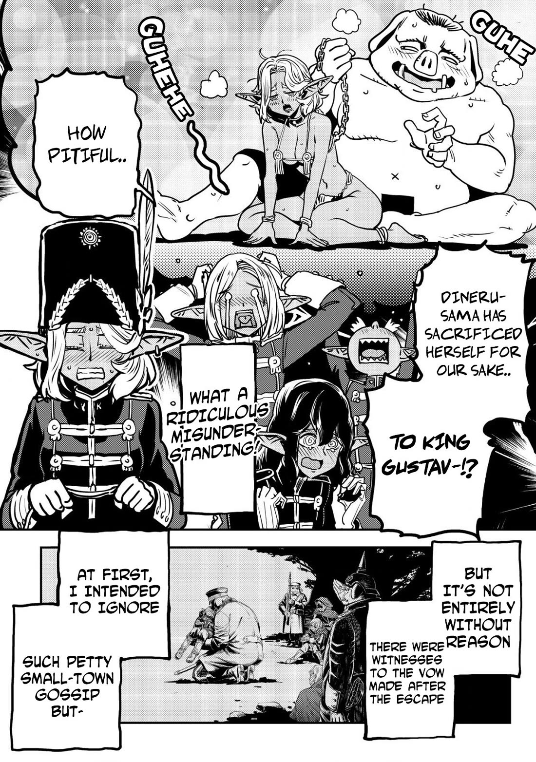 History of the Kingdom of the Orcsen: How the Barbarian Orcish Nation Came to Burn Down the Peaceful Elfland chapter 8 page 53