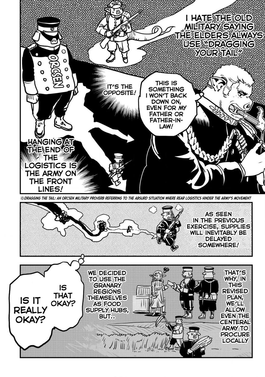 History of the Kingdom of the Orcsen: How the Barbarian Orcish Nation Came to Burn Down the Peaceful Elfland chapter 9 page 29