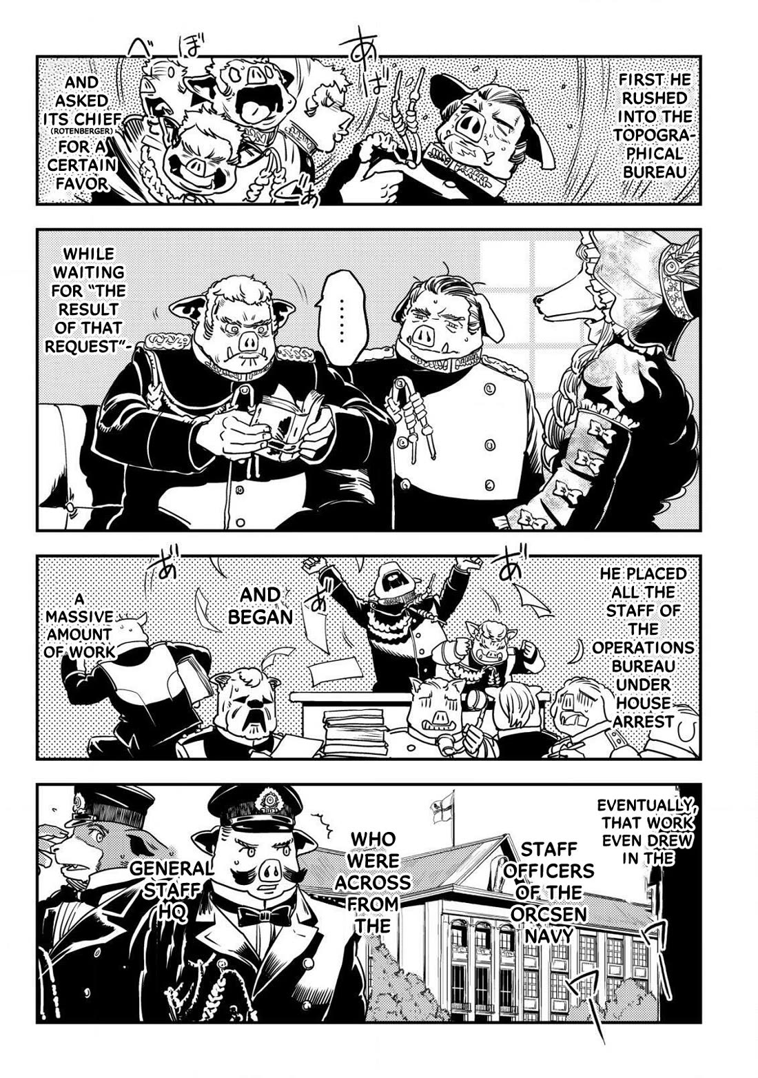 History of the Kingdom of the Orcsen: How the Barbarian Orcish Nation Came to Burn Down the Peaceful Elfland chapter 9 page 34