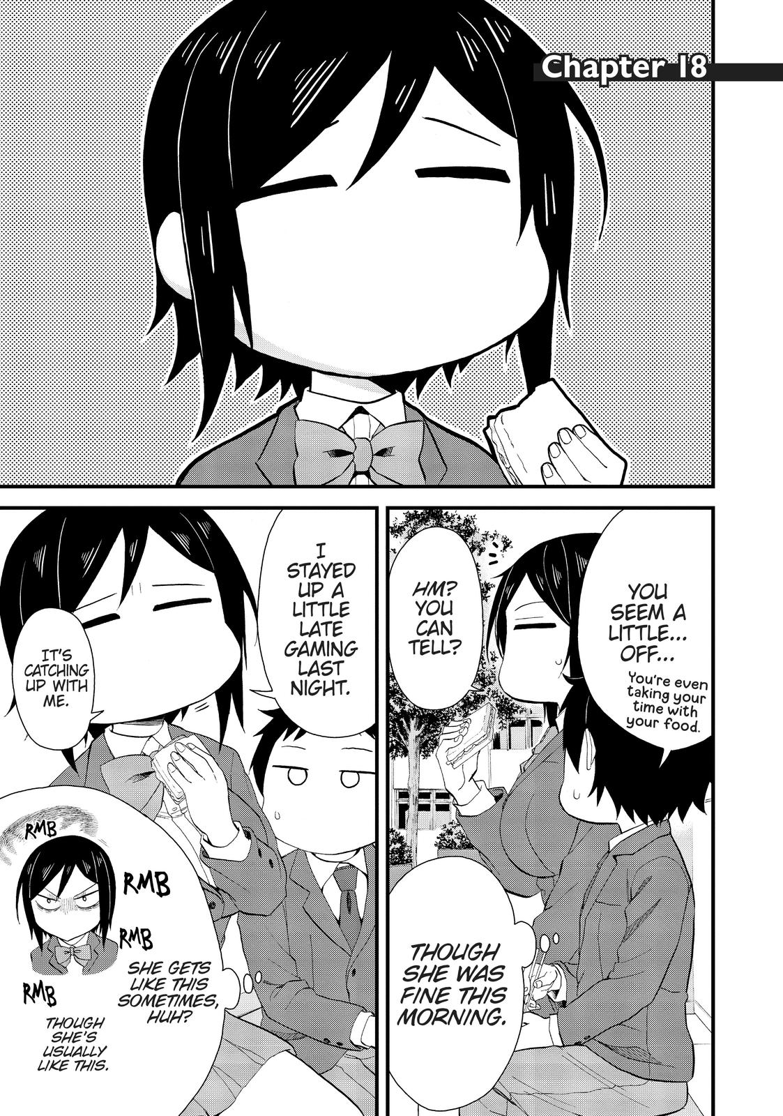 Hitomi-Chan Is Shy With Strangers chapter 18 page 1