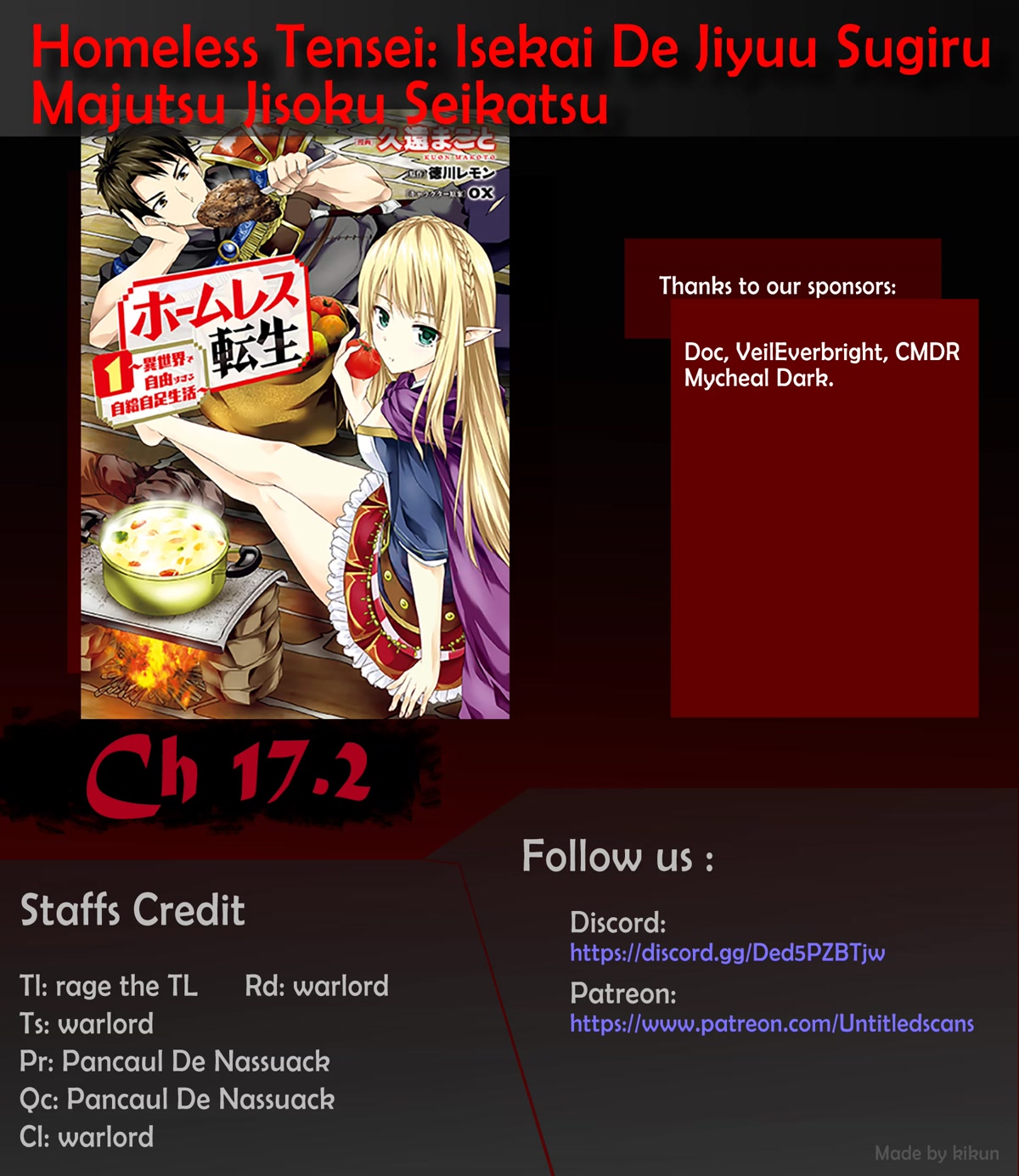 Homeless Tensei: Isekai De Jiyuu Sugiru Majutsu Jisoku Seikatsu chapter 17.2 page 1