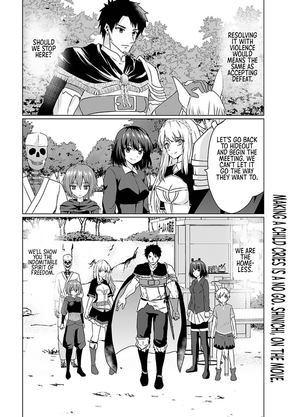 Homeless Tensei: Isekai De Jiyuu Sugiru Majutsu Jisoku Seikatsu chapter 23.2 page 28