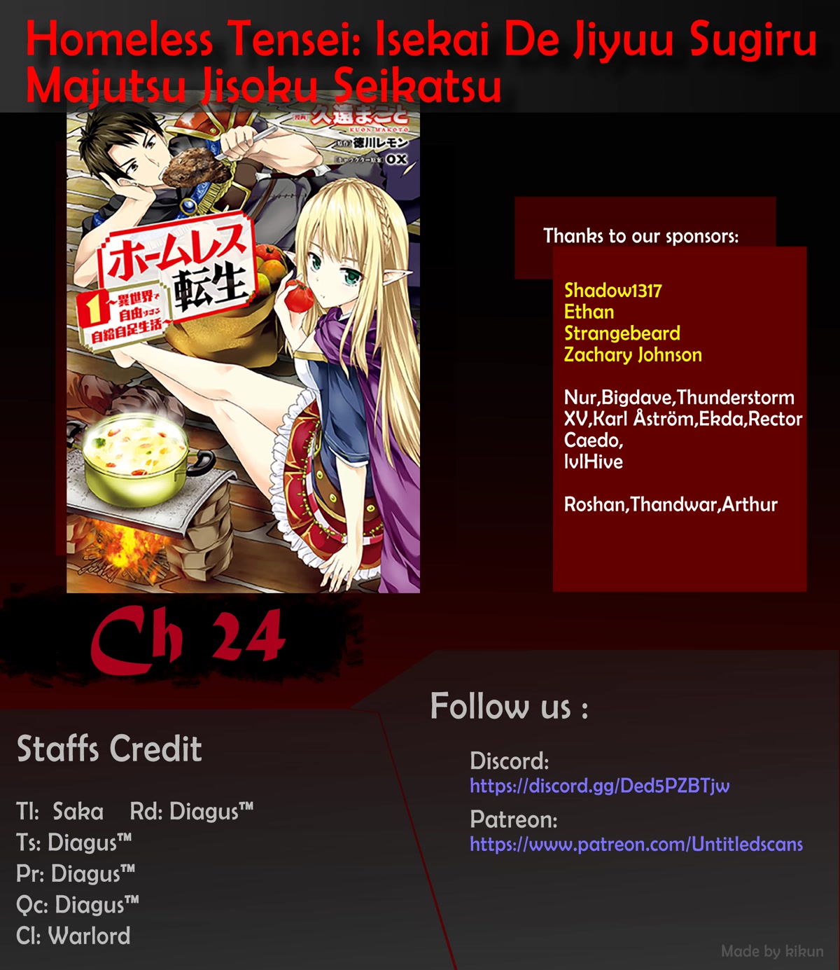 Homeless Tensei: Isekai De Jiyuu Sugiru Majutsu Jisoku Seikatsu chapter 24 page 1