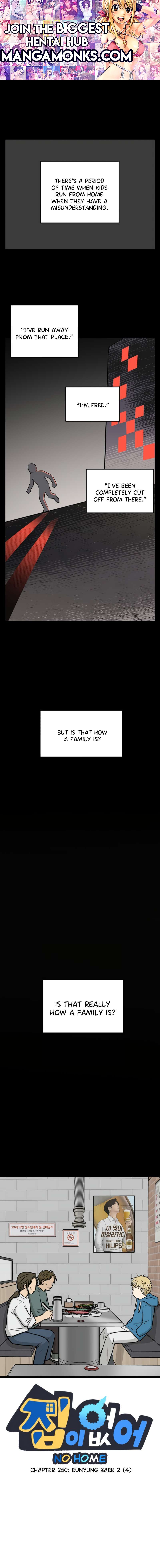 Homeless chapter 250 page 1