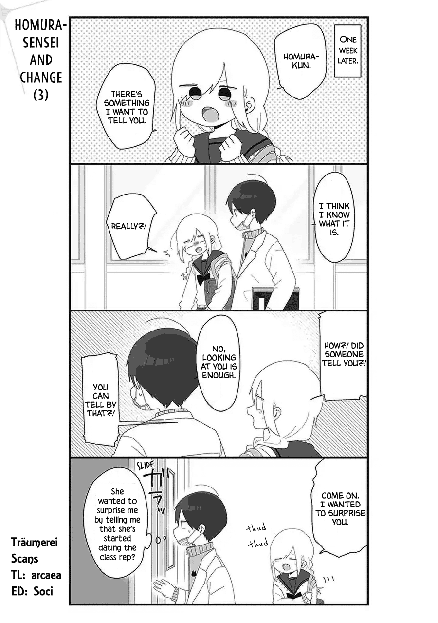 Homura Sensei is probably unpopular chapter 62 page 1