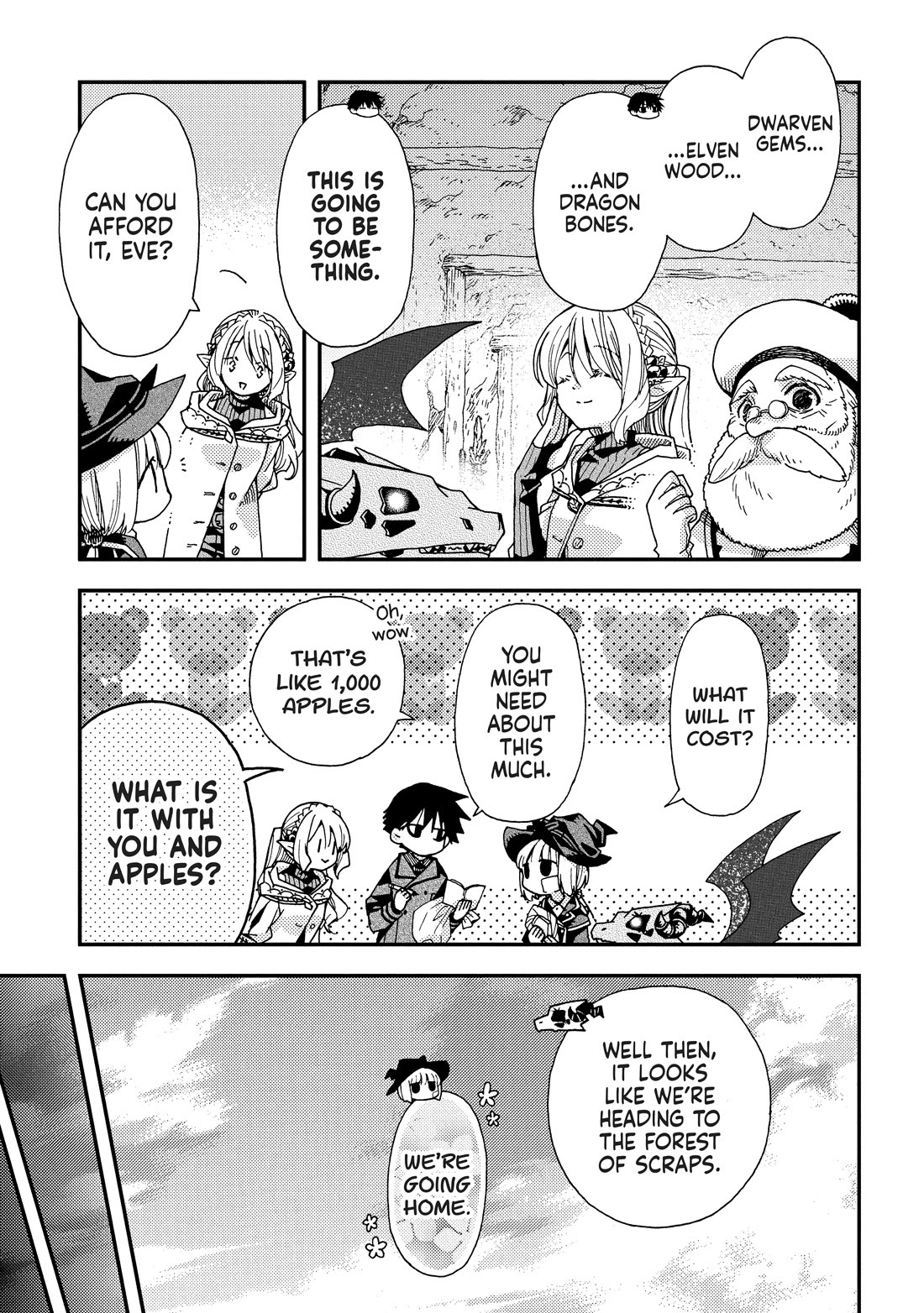Hone Dragon no Mana Musume chapter 32 page 14