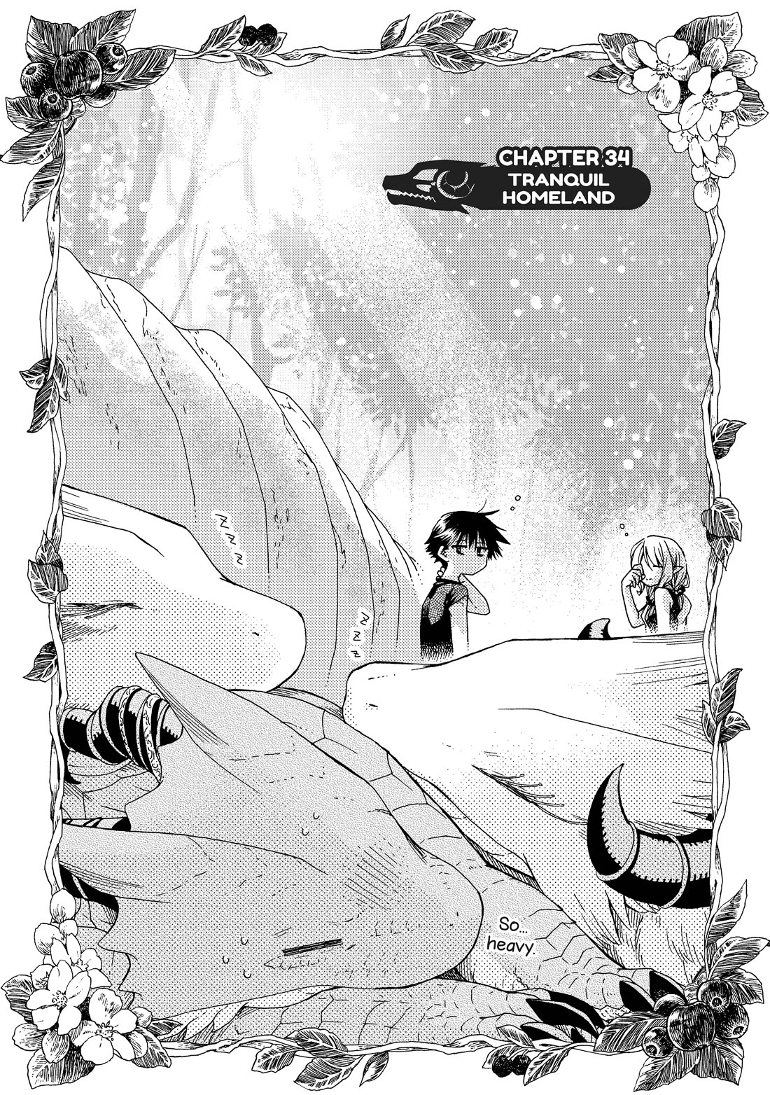 Hone Dragon no Mana Musume chapter 34 page 1