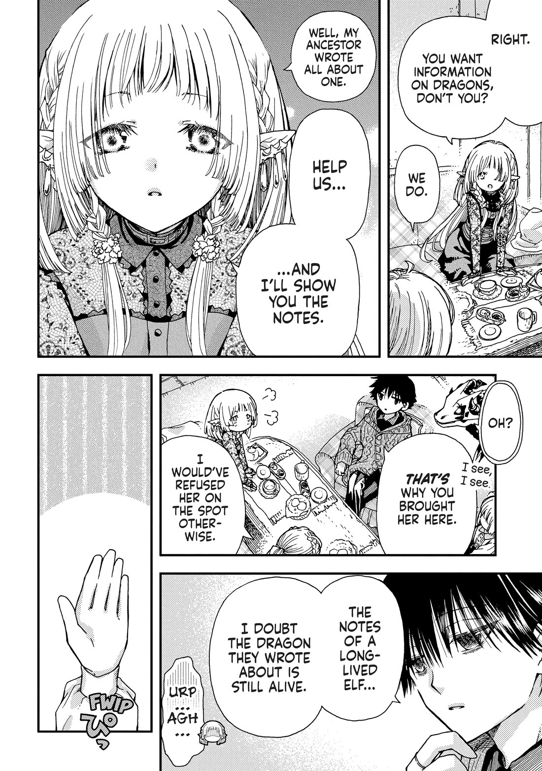 Hone Dragon no Mana Musume chapter 35 page 14