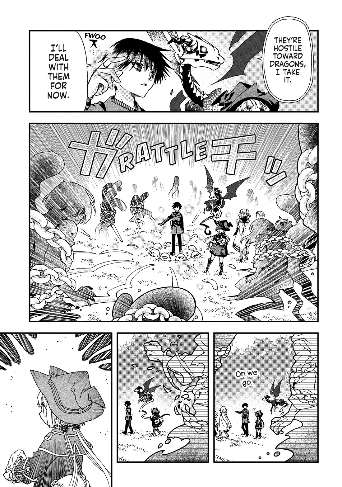 Hone Dragon no Mana Musume chapter 36 page 3