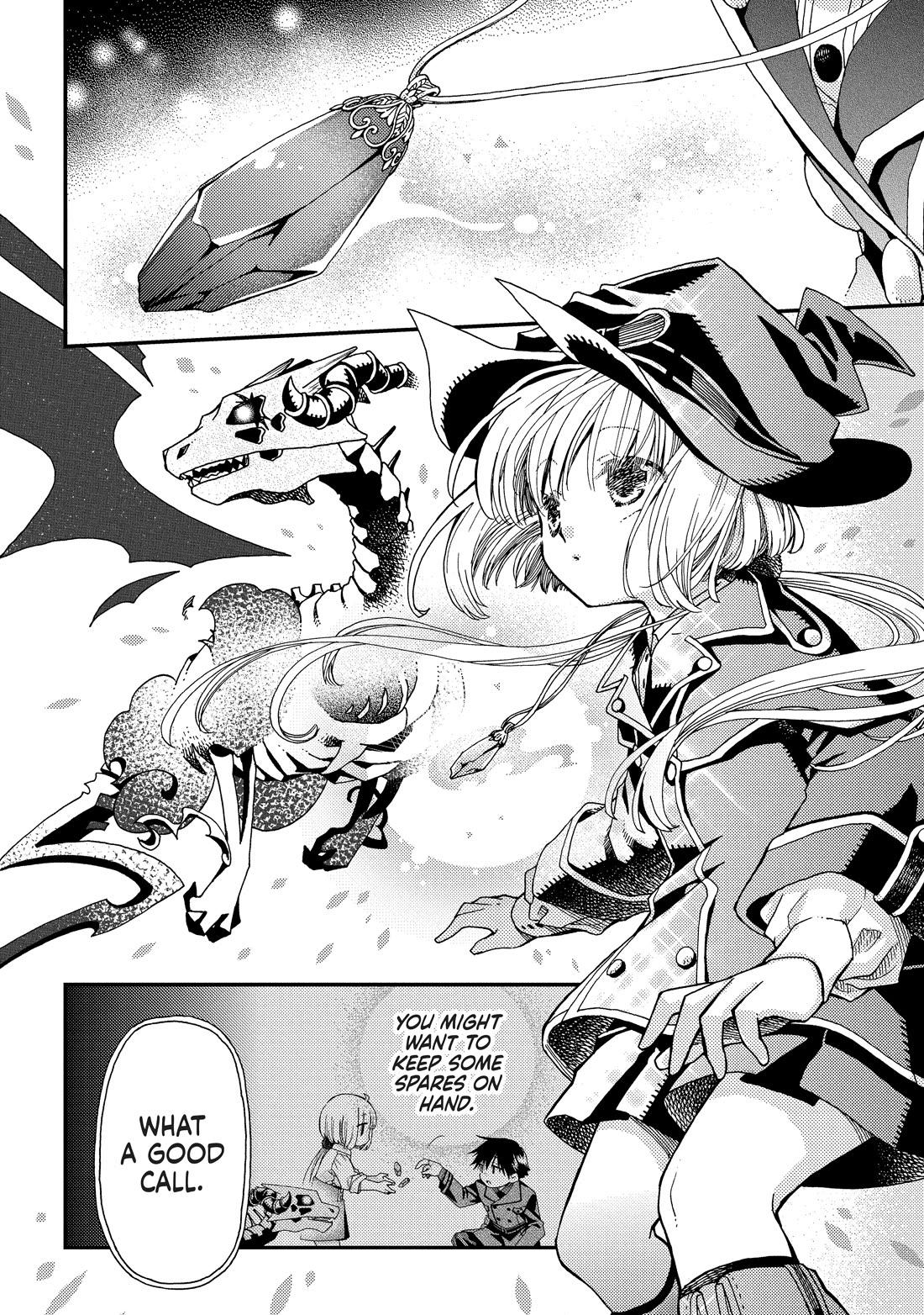 Hone Dragon no Mana Musume chapter 37 page 12