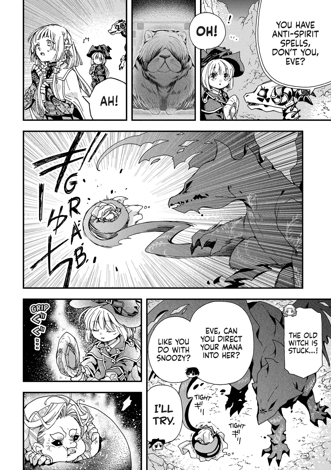 Hone Dragon no Mana Musume chapter 37 page 8