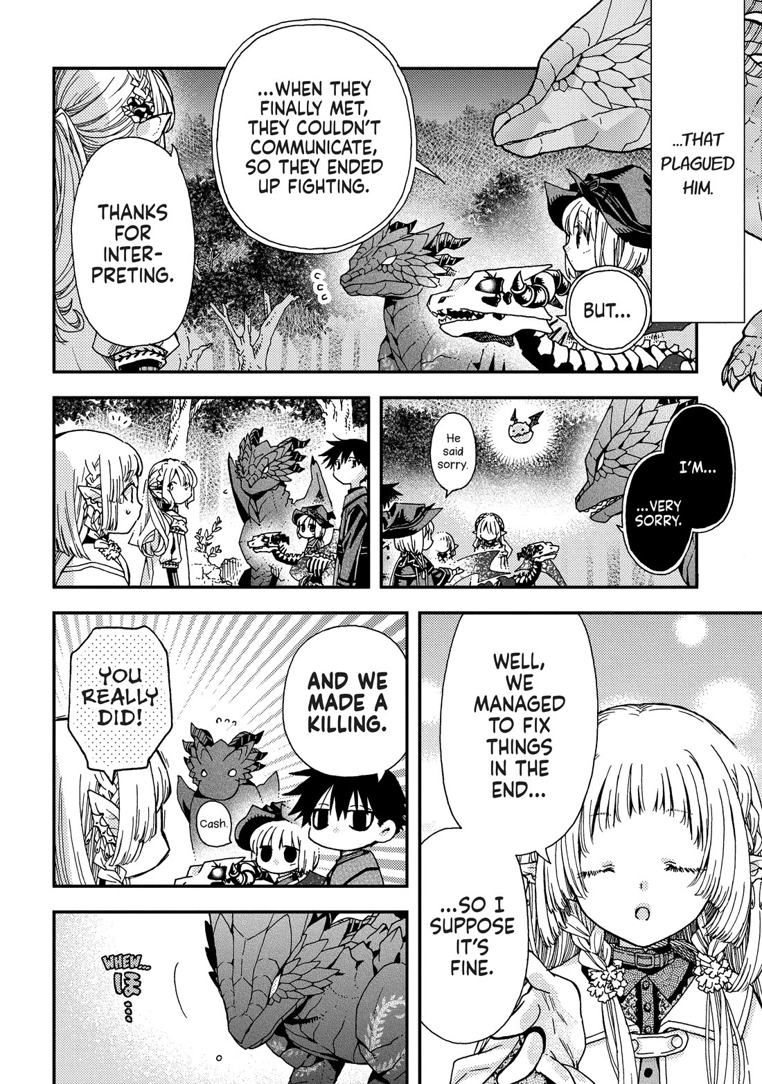 Hone Dragon no Mana Musume chapter 38 page 4