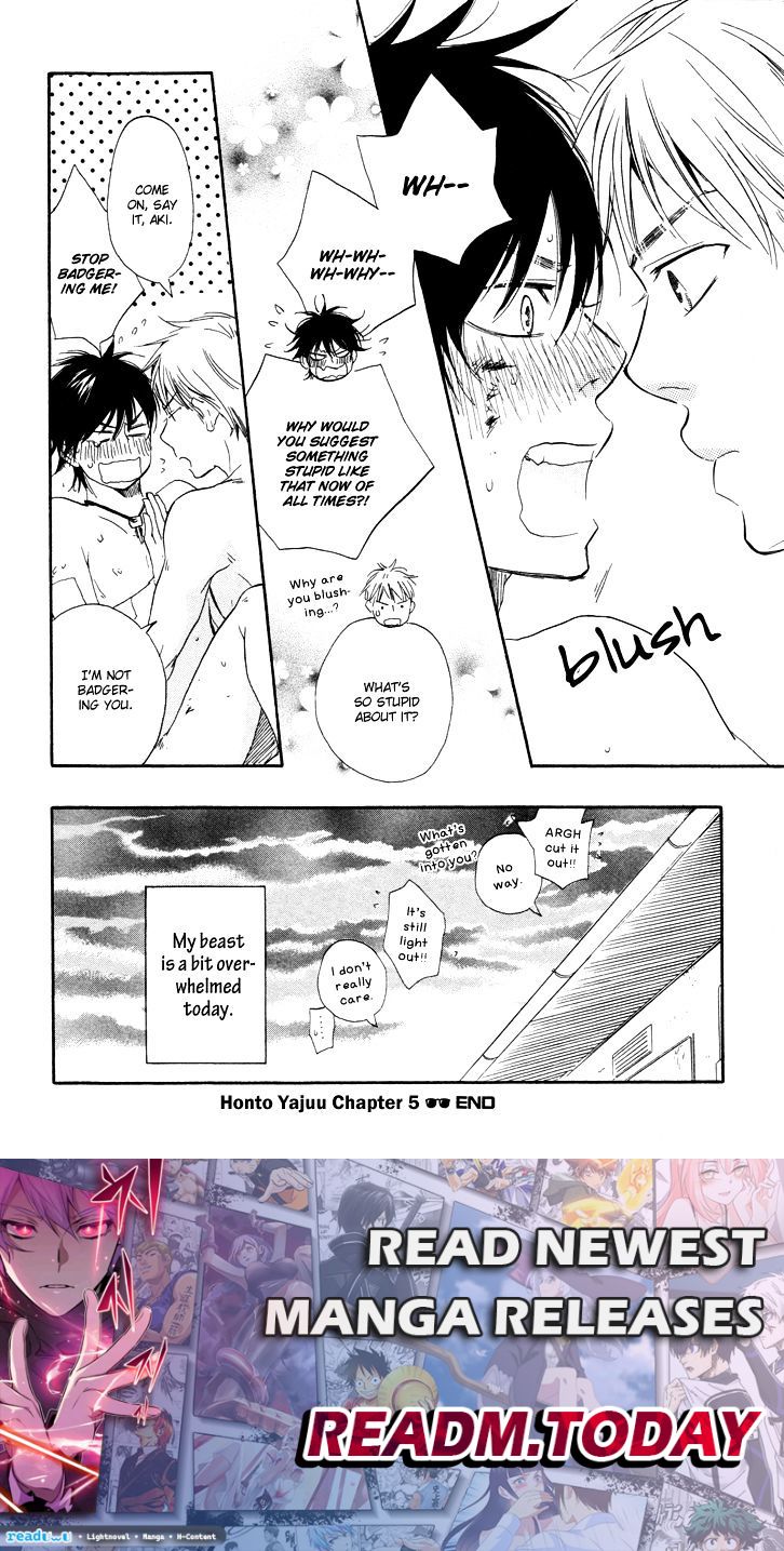 Honto Yajuu chapter 5.2 page 43