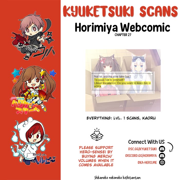 Hori-san to Miyamura-kun chapter 27 page 18