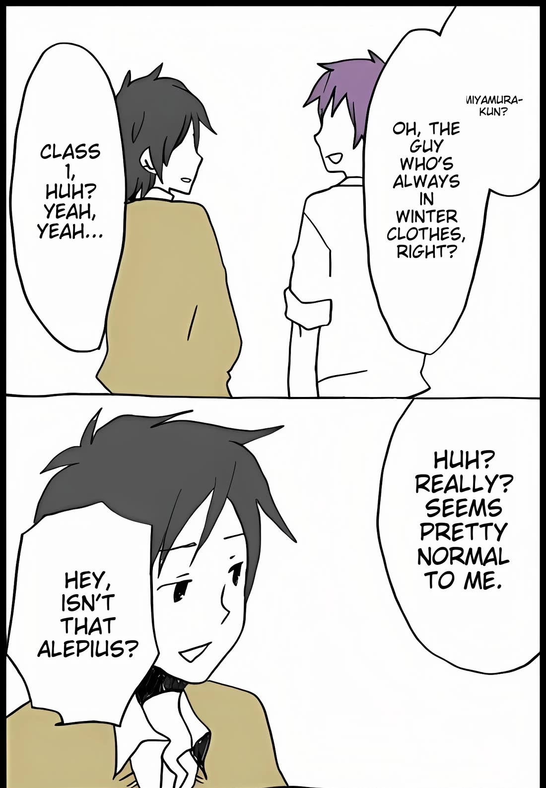 Hori-san to Miyamura-kun chapter 37 page 1