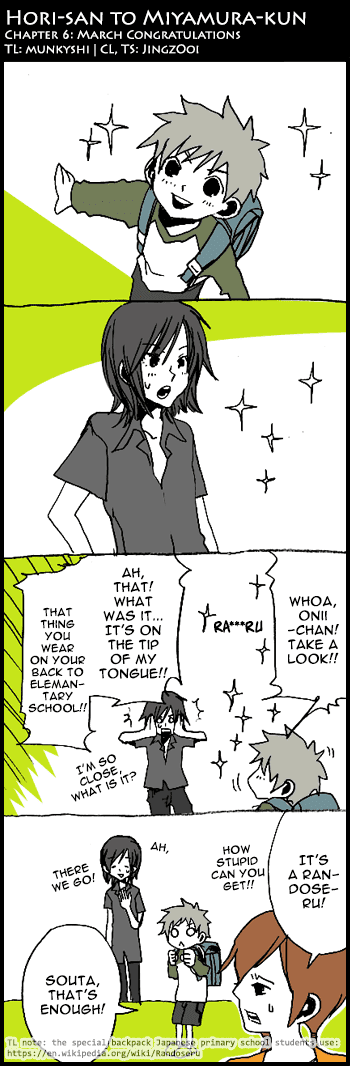 Hori-san to Miyamura-kun chapter 6 page 1