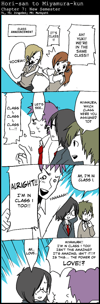 Hori-san to Miyamura-kun chapter 7 page 1