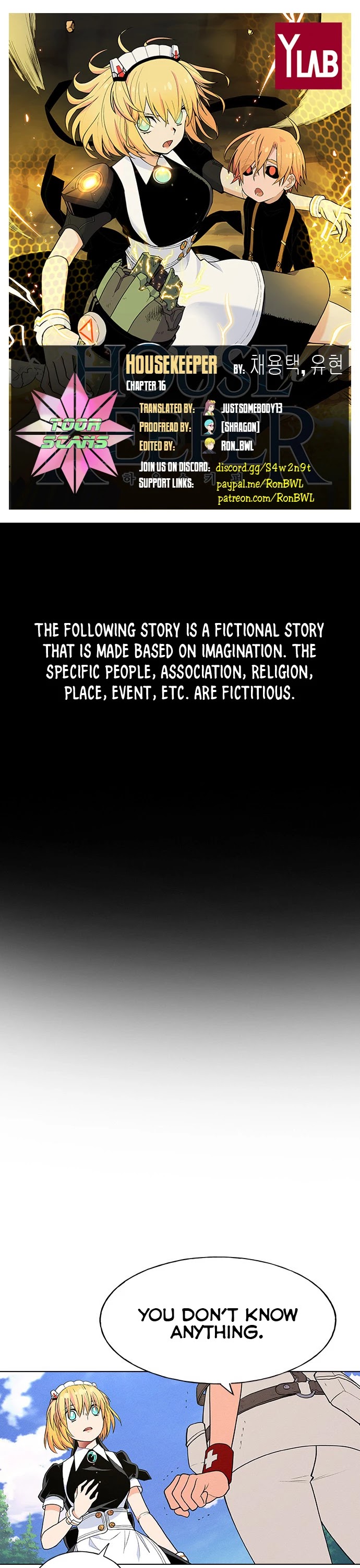 Housekeeper chapter 16 page 1