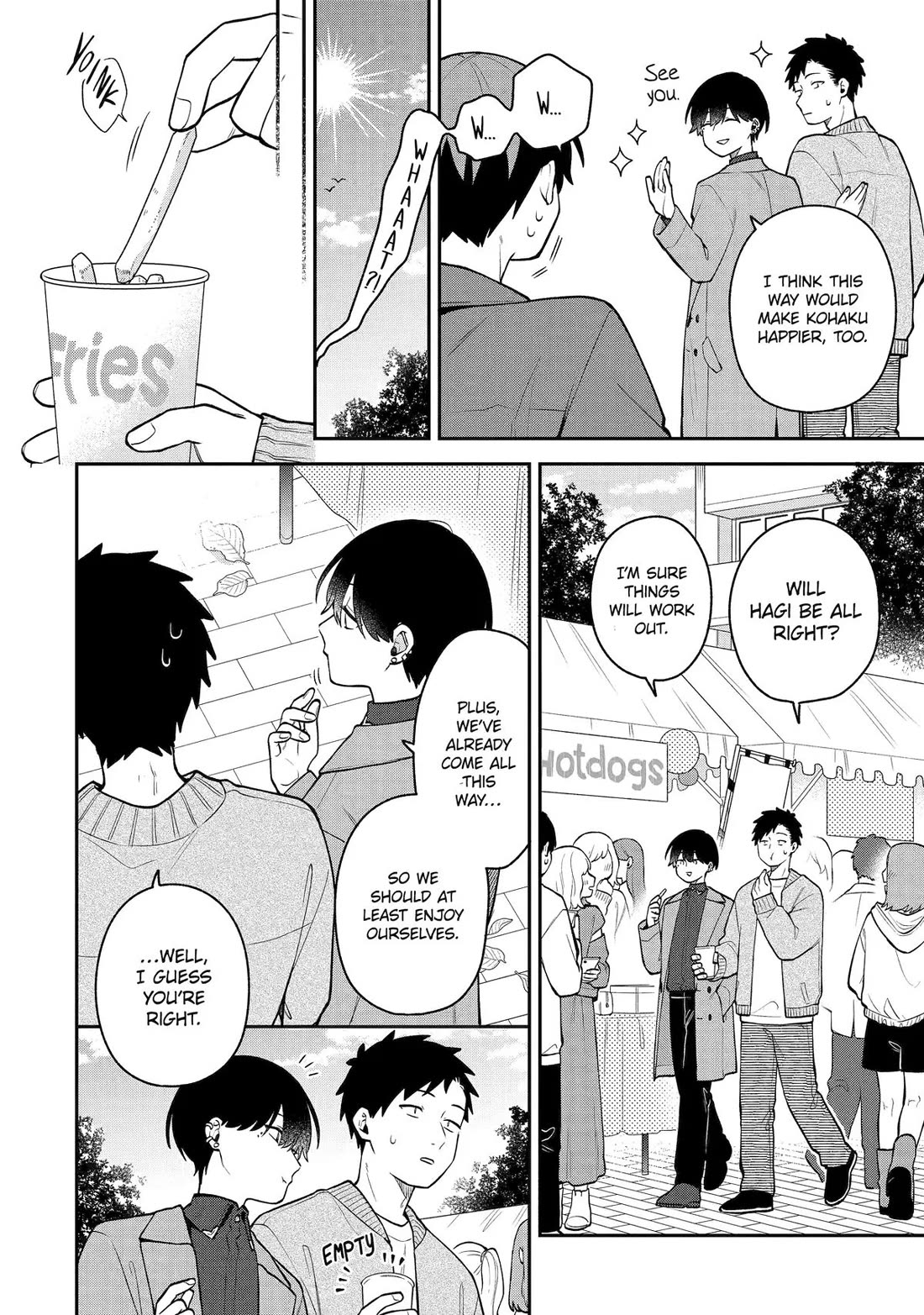 How I Attended an All-Guy's Mixer chapter 45 page 12