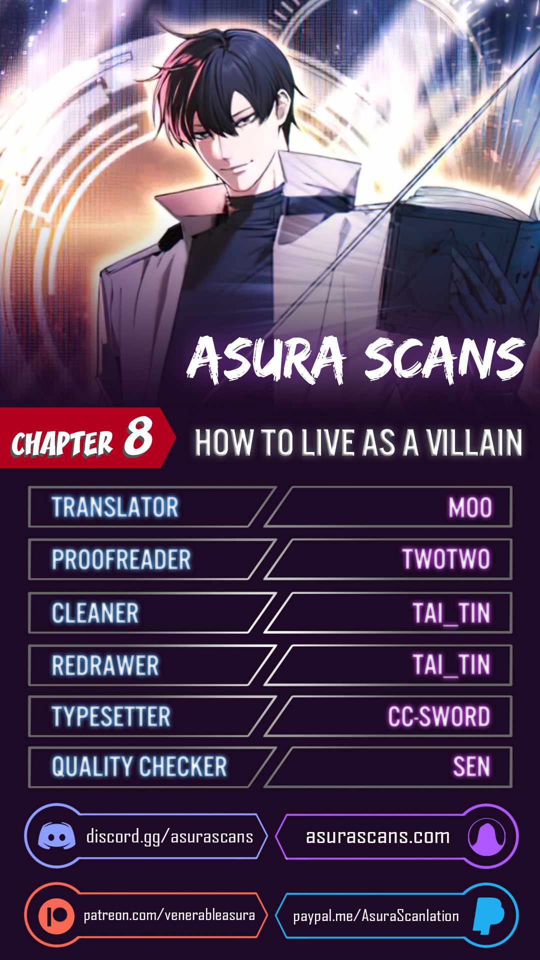 How to Live as a Villain chapter 8 page 1