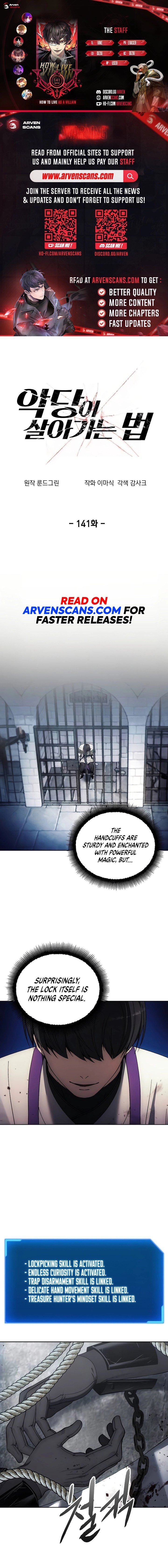 How to Live as a Villain chapter 141 page 1