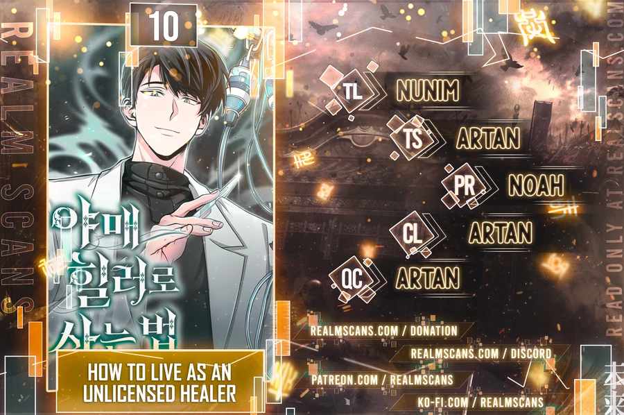 How To Live As An Unlicensed Healer chapter 10 page 1