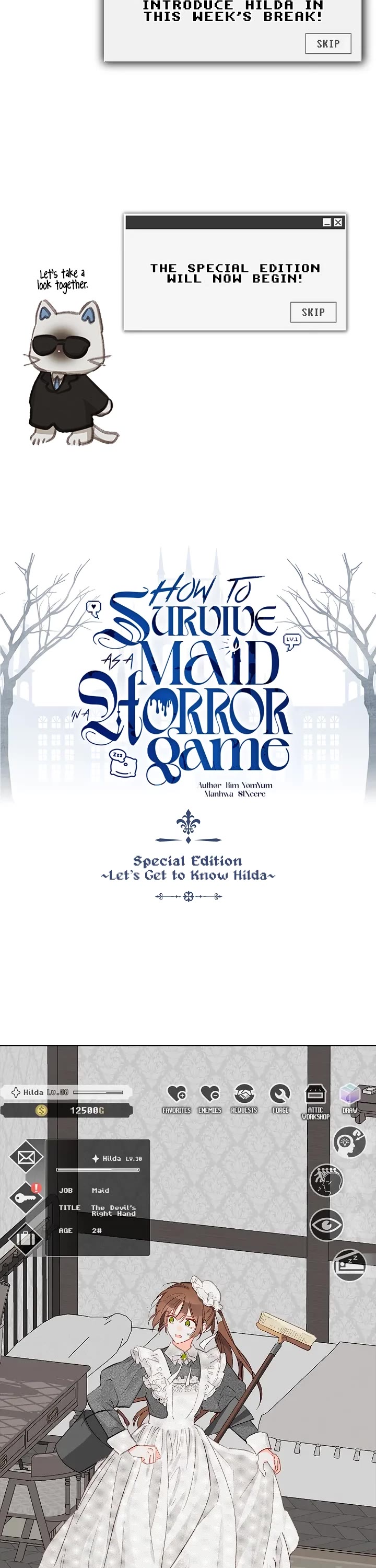 How to Survive as a Maid in a Horror Game chapter 80.5 page 3