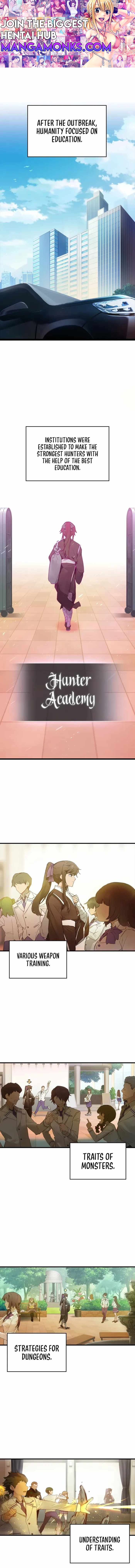 Hunter Academy’s Strongest Battle God chapter 2 page 1