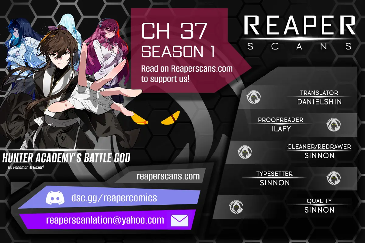 Hunter Academy’s Strongest Battle God chapter 37 page 1