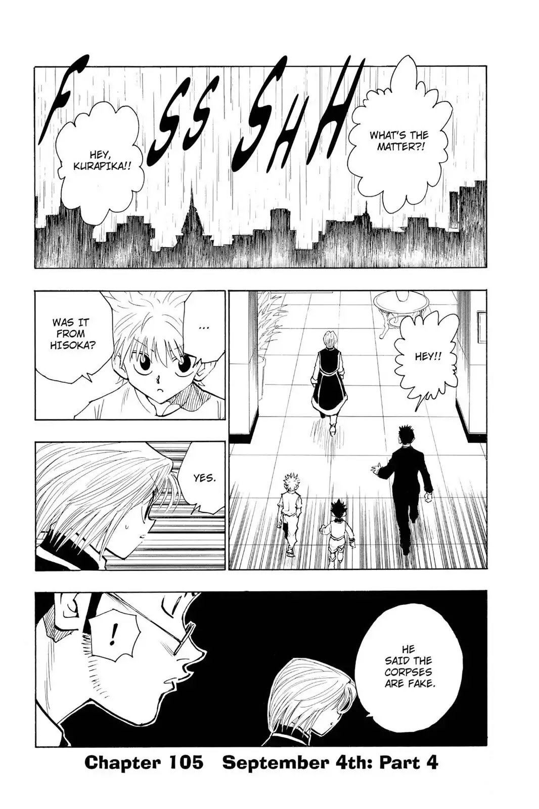 Hunter X Hunter chapter 105 page 1