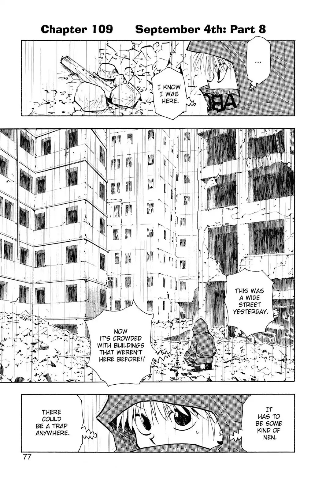 Hunter X Hunter chapter 109 page 1