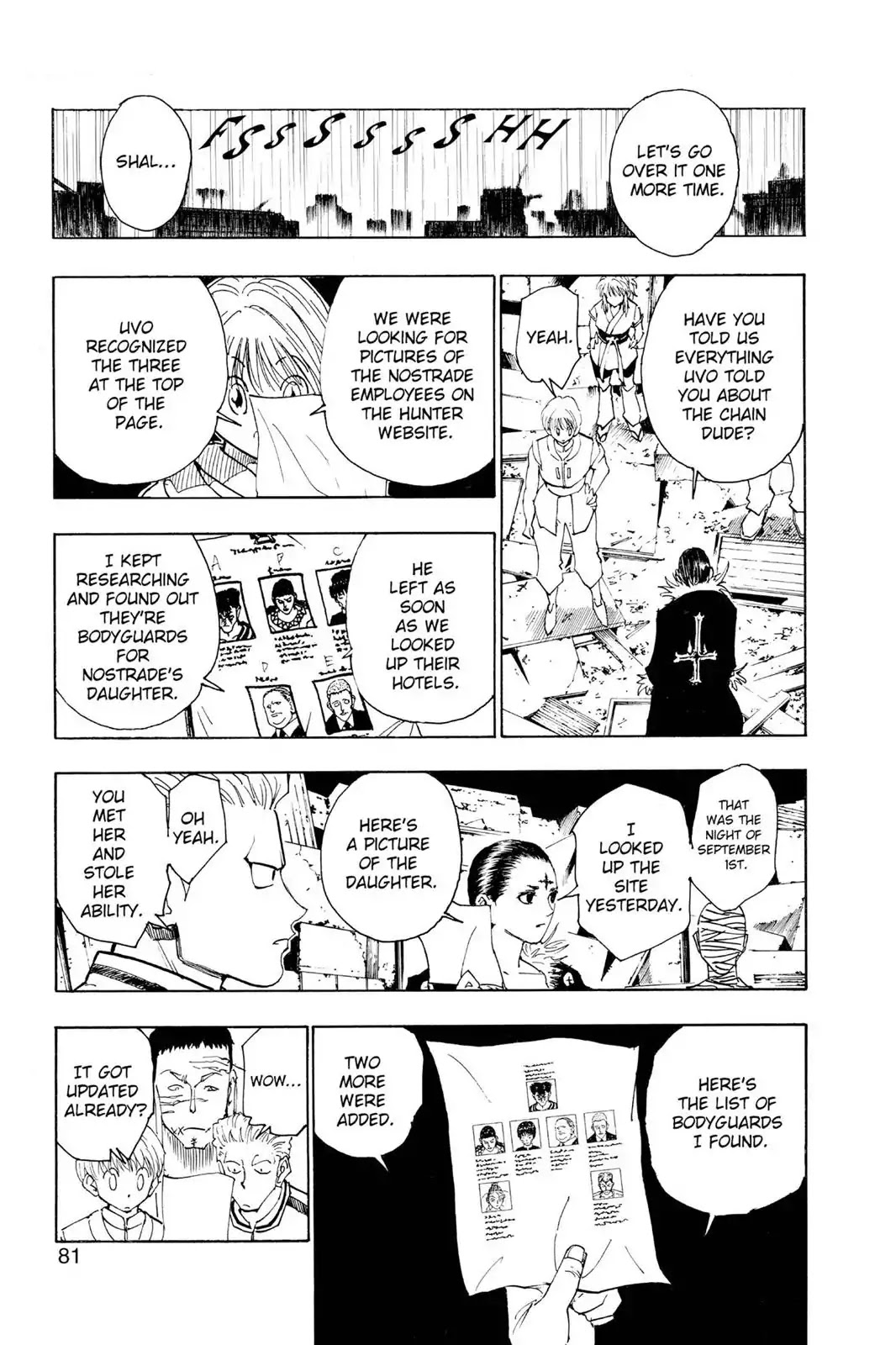 Hunter X Hunter chapter 109 page 5