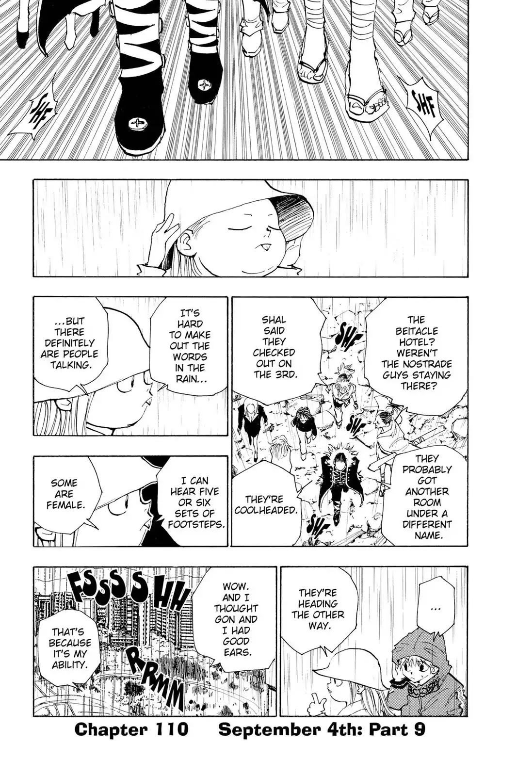 Hunter X Hunter chapter 110 page 1