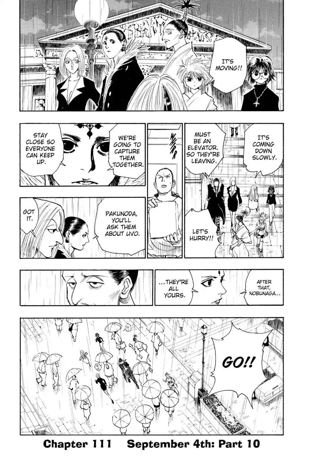 Hunter X Hunter chapter 111 page 1