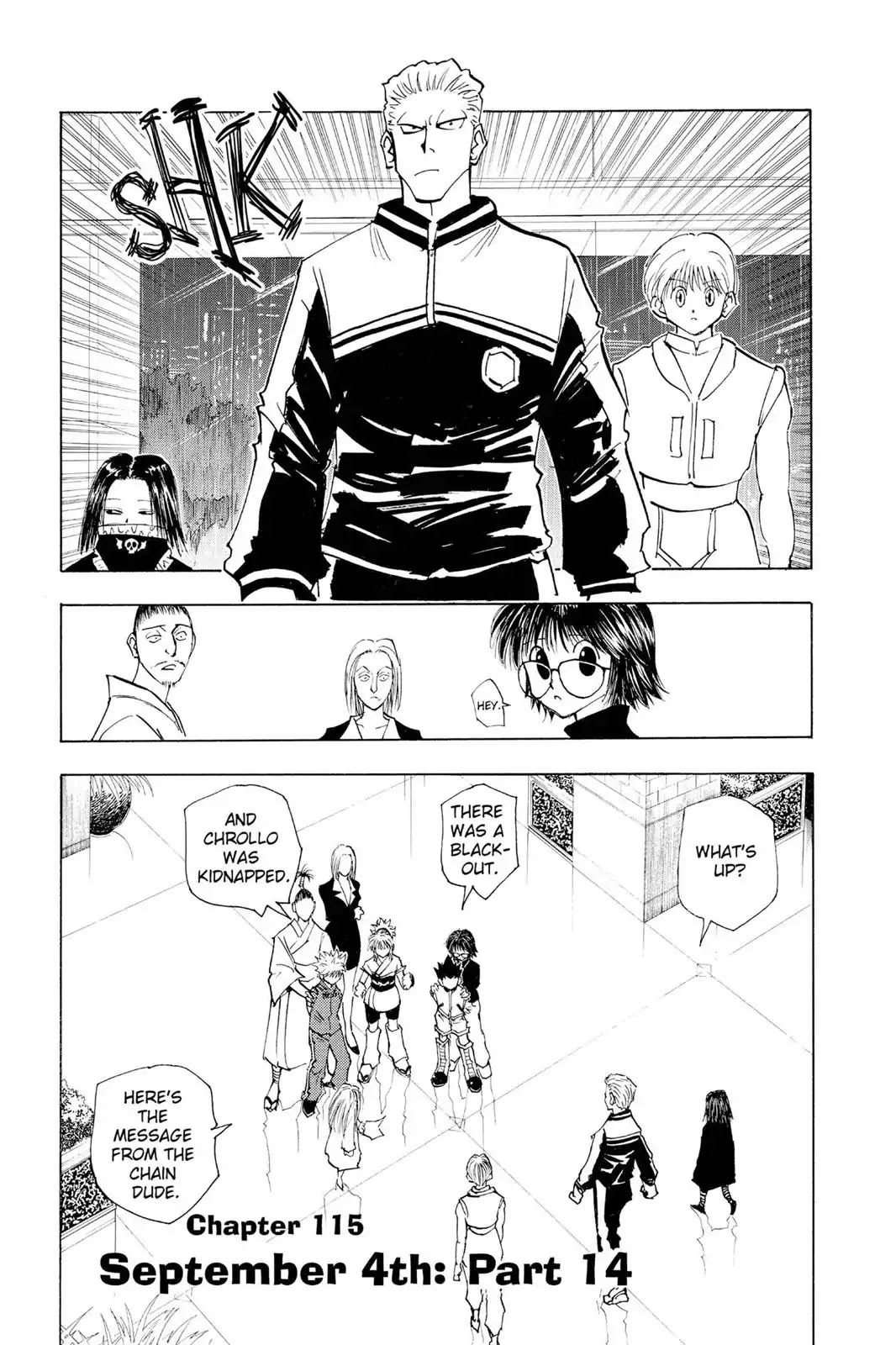 Hunter X Hunter chapter 115 page 1