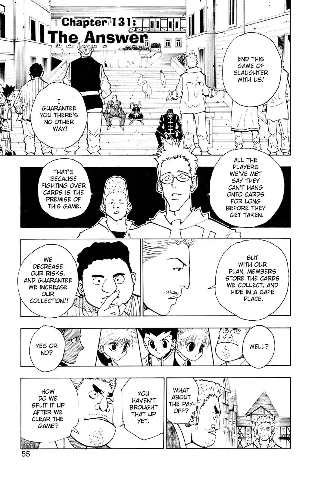 Hunter X Hunter chapter 131 page 1