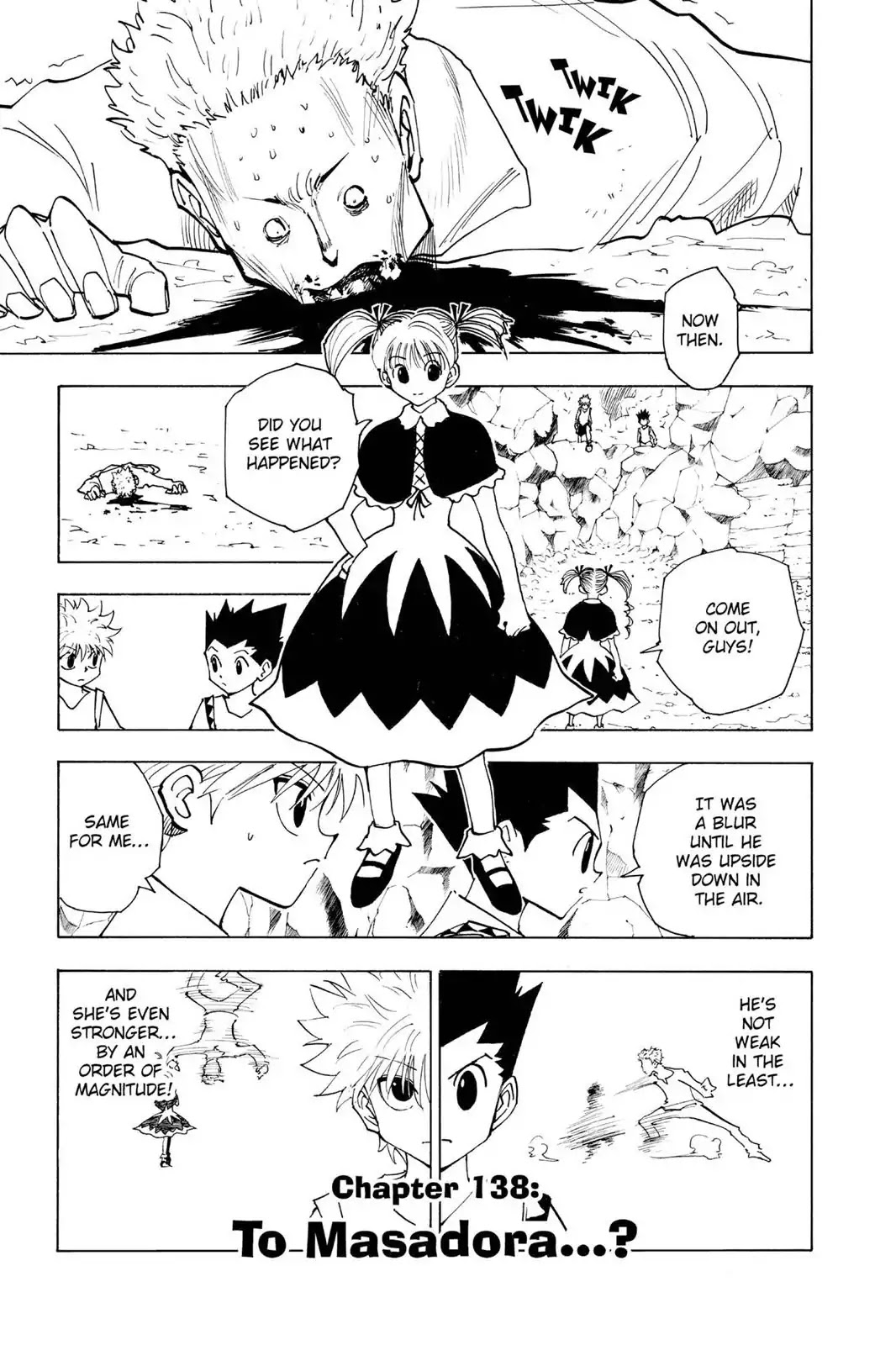 Hunter X Hunter chapter 138 page 1