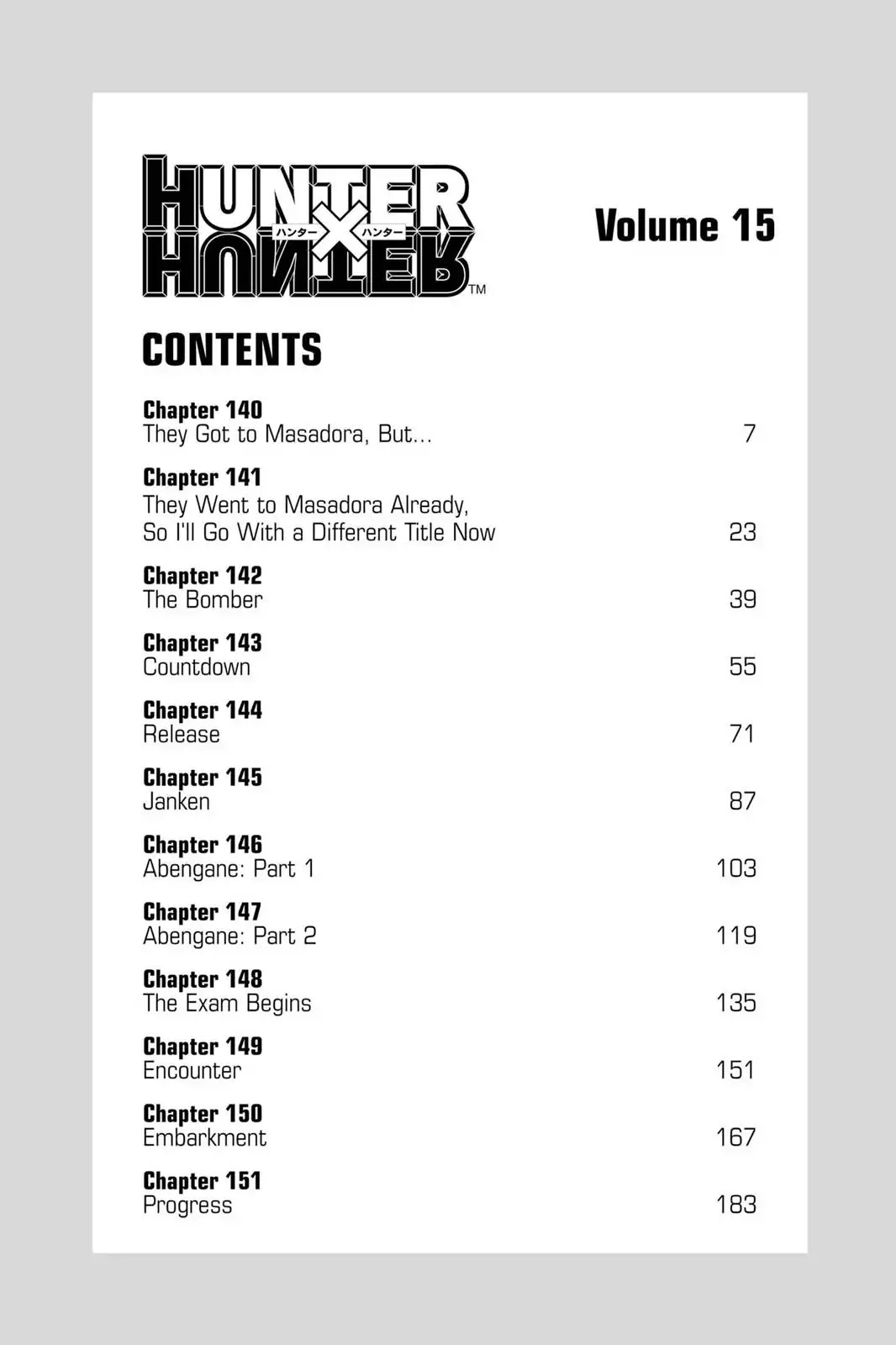 Hunter X Hunter chapter 140 page 6