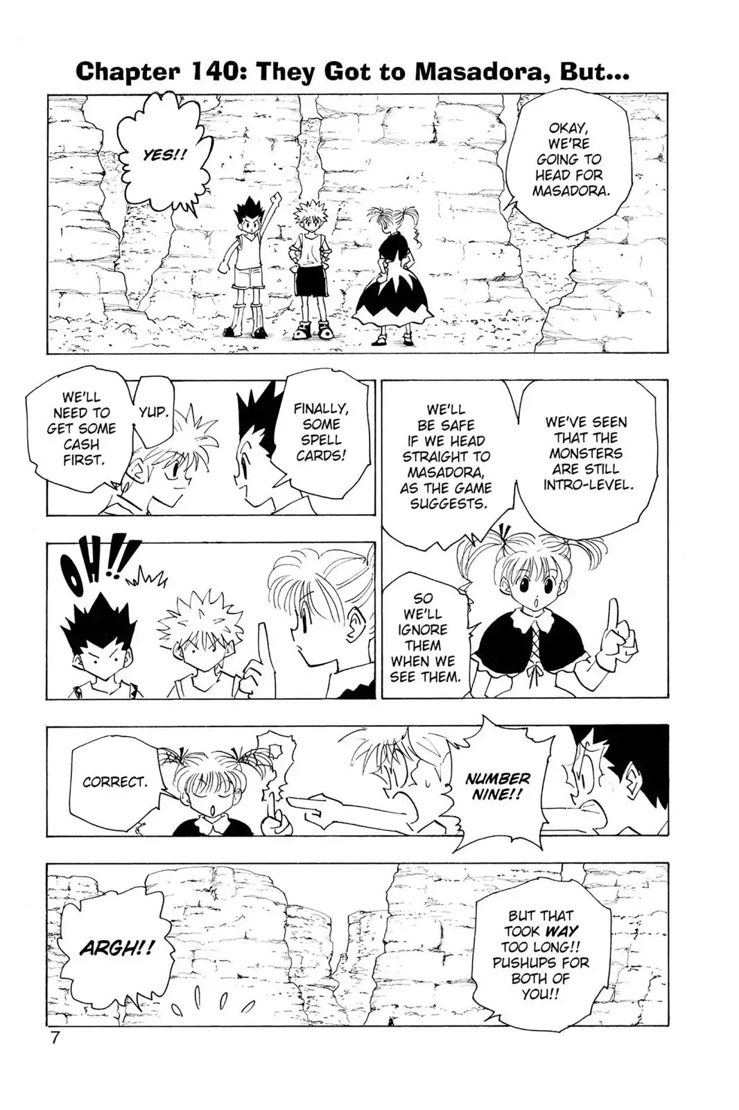 Hunter X Hunter chapter 140 page 7