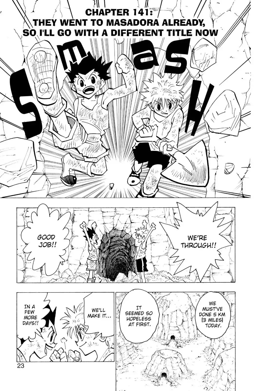 Hunter X Hunter chapter 141 page 1
