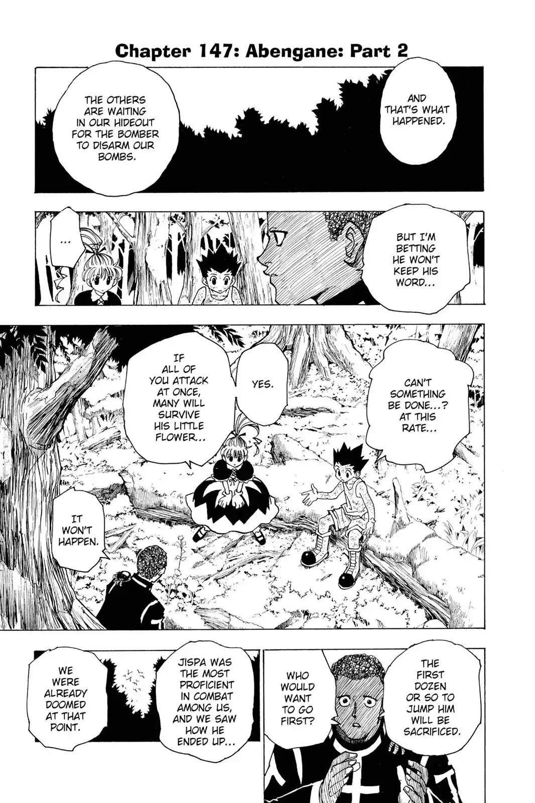 Hunter X Hunter chapter 147 page 1
