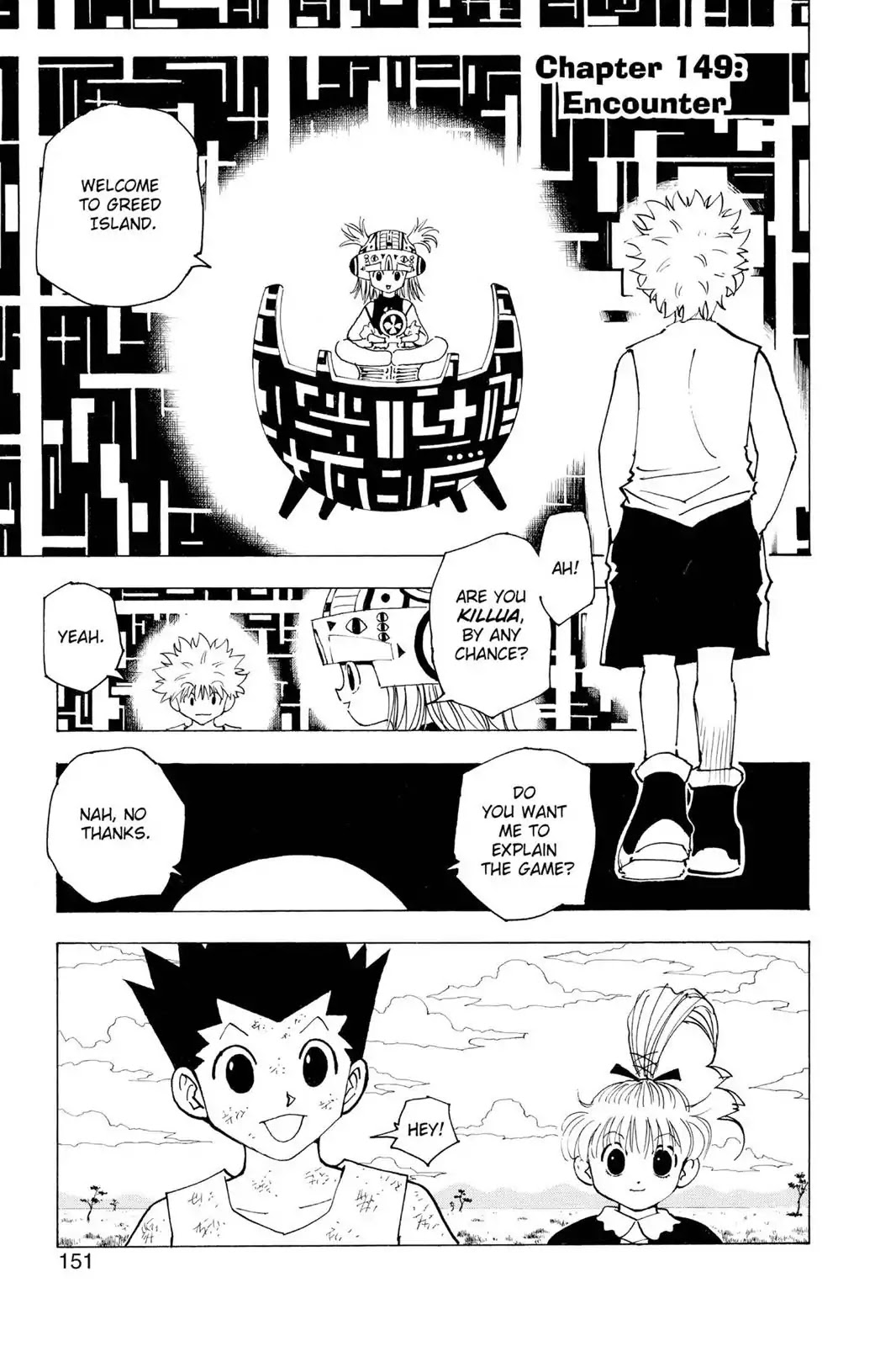 Hunter X Hunter chapter 149 page 1