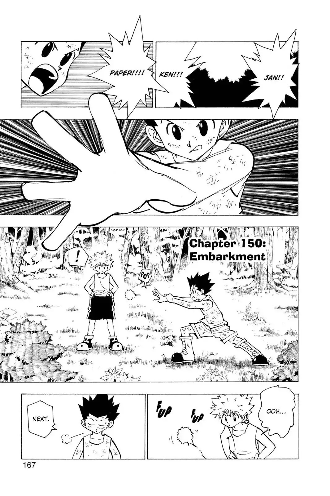 Hunter X Hunter chapter 150 page 1