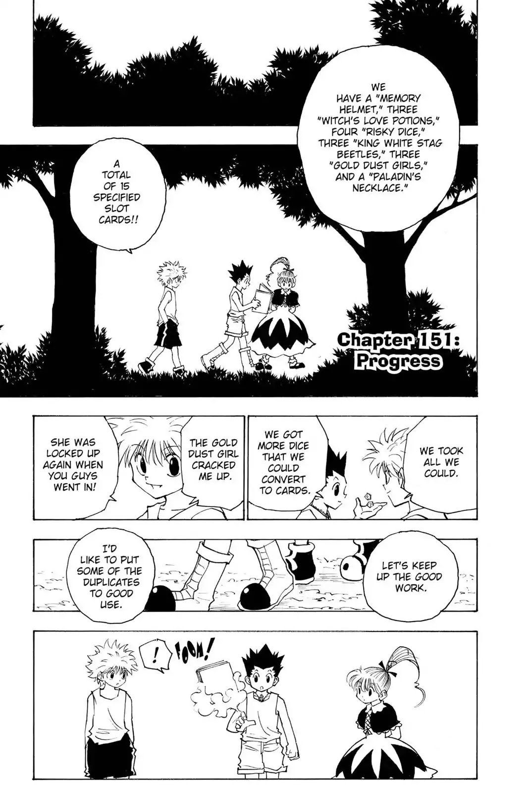 Hunter X Hunter chapter 151 page 1