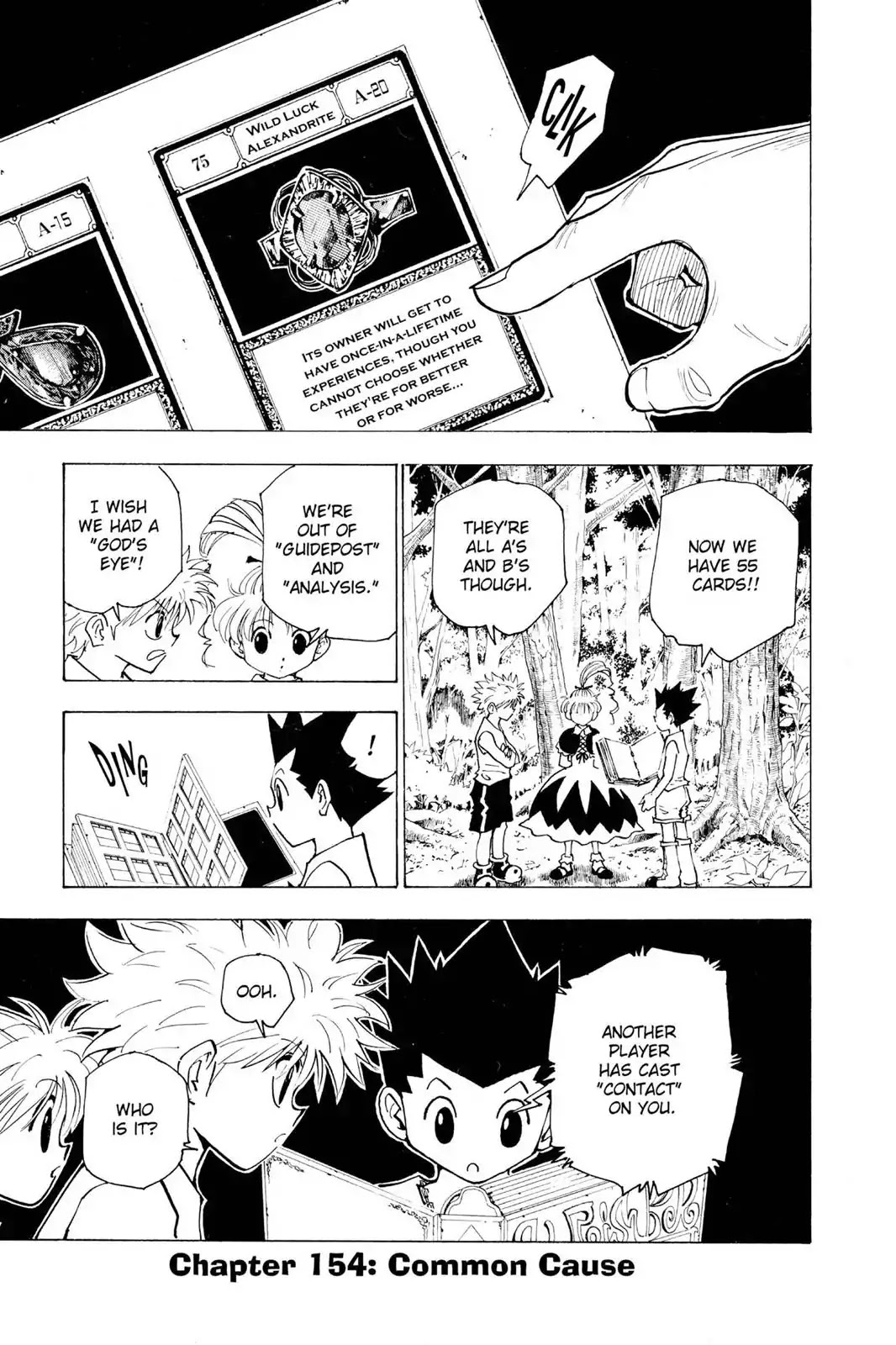 Hunter X Hunter chapter 154 page 1