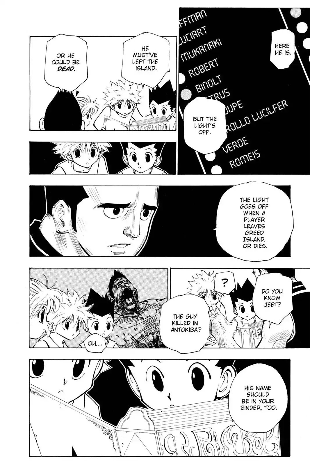 Hunter X Hunter chapter 158 page 2