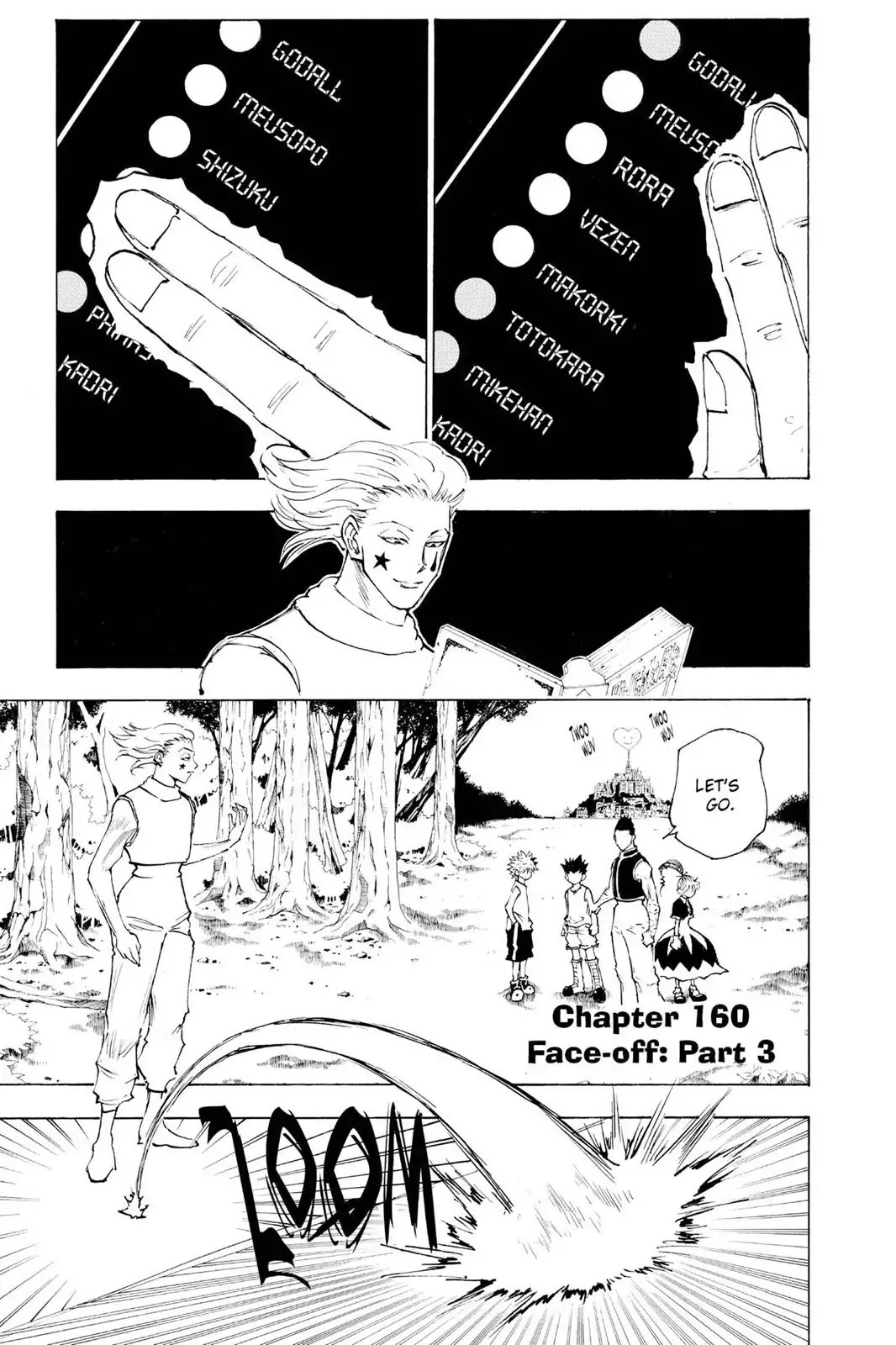 Hunter X Hunter chapter 160 page 1