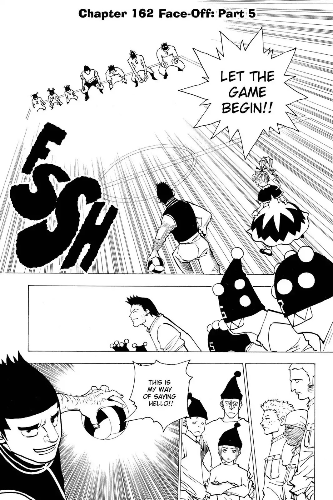 Hunter X Hunter chapter 162 page 1