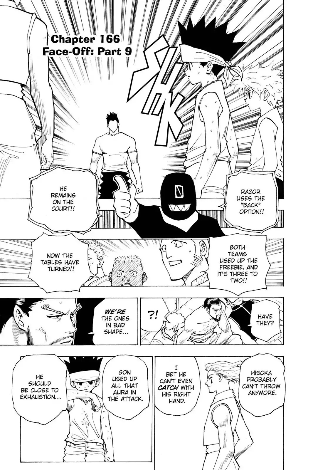 Hunter X Hunter chapter 166 page 1