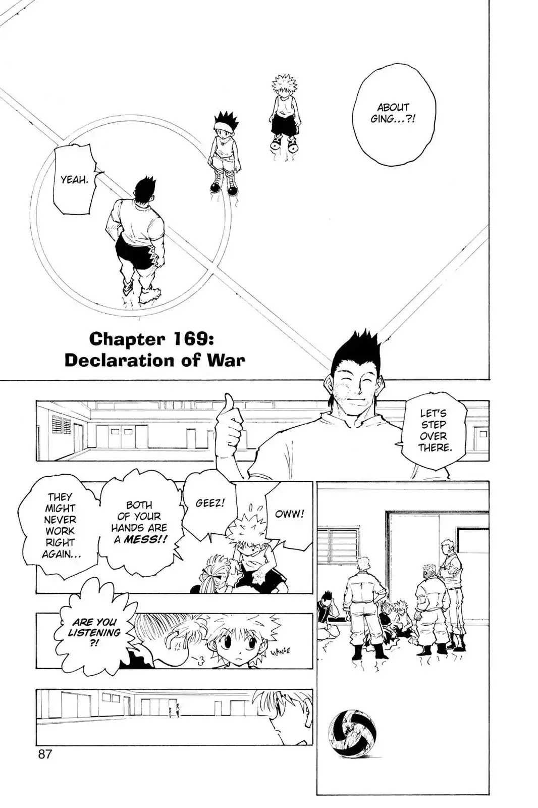 Hunter X Hunter chapter 169 page 1